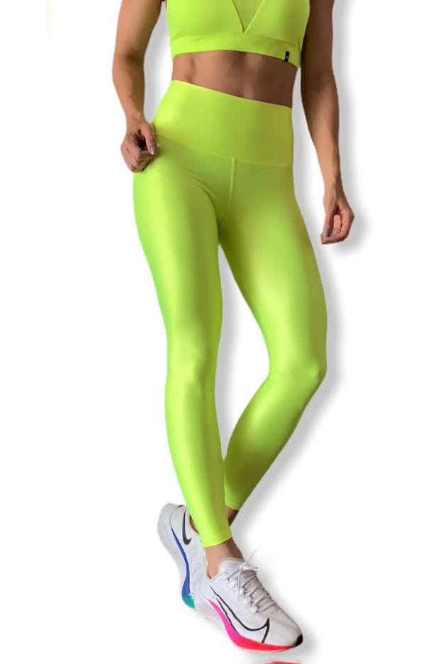 Metallic Neon Leggings